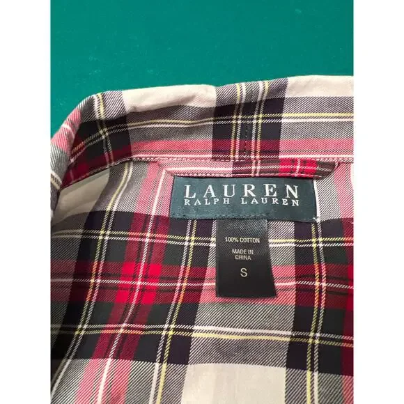 NWT Ralph Lauren Tartan Plaid Light Weight Robe RLL Monogram - Picture 3 of 8